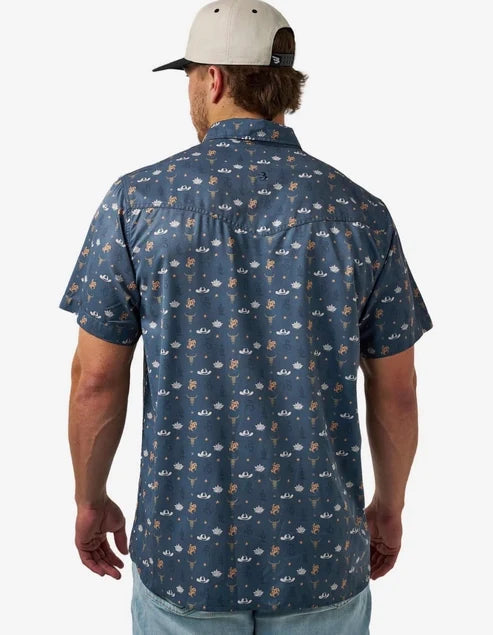 DESERT NIGHT PERFORMANCE BUTTON UP