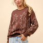 WESTERN BOOT STITCH SWEATER