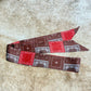 RED/BROWN Bandana Twilly