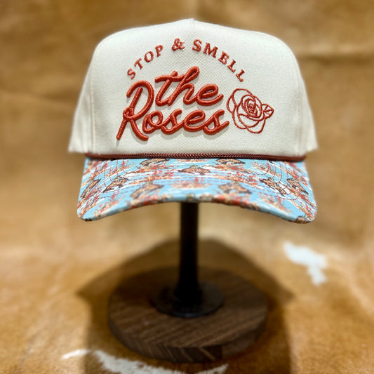 SMELL THE ROSES CAP