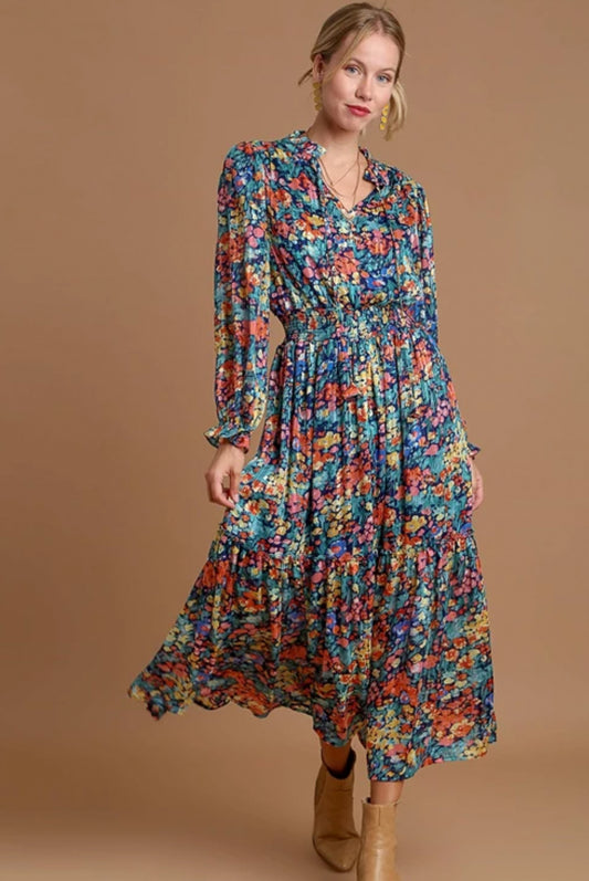 Wild Flower Maxi Dress