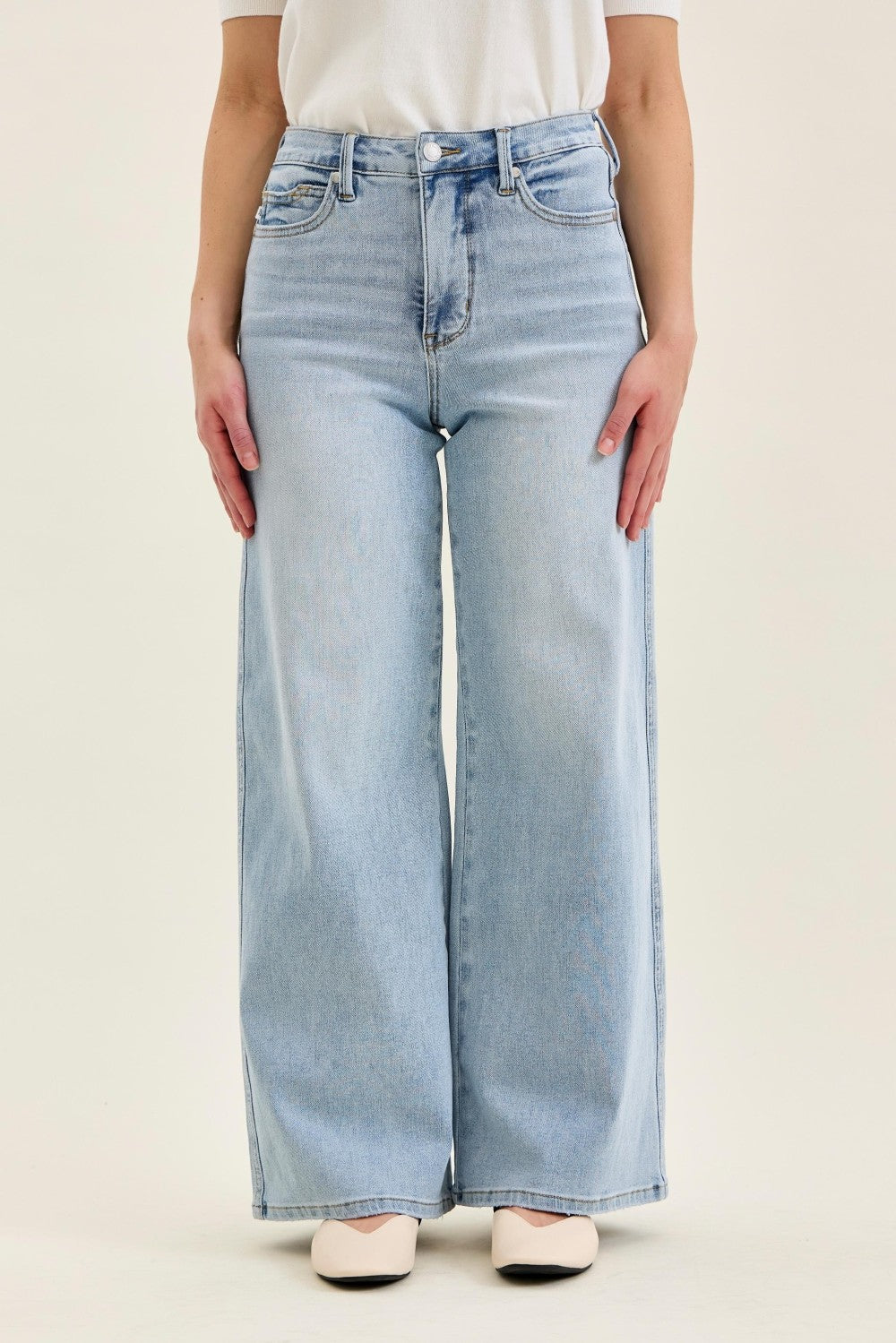 HW PETITE TUMMY CONTROL RETRO JEANS