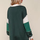 COLOR BLOCK GREEN LS