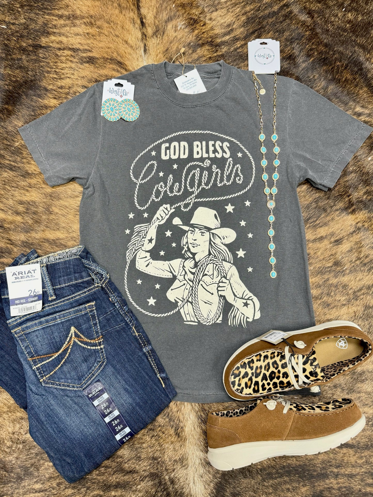 God Bless Cowgirls Tee