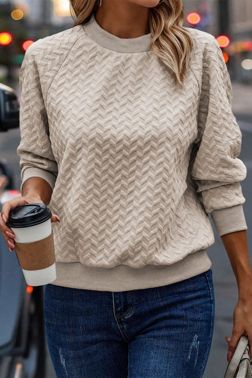 RAGLAN BEIGE SWEATER