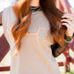 BIT SS BROWN TOP