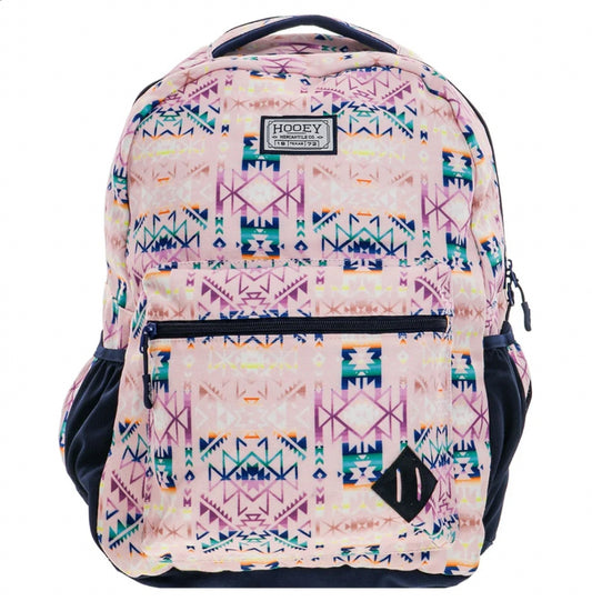 Hooey Recess Pink/Navy Aztec Backpack