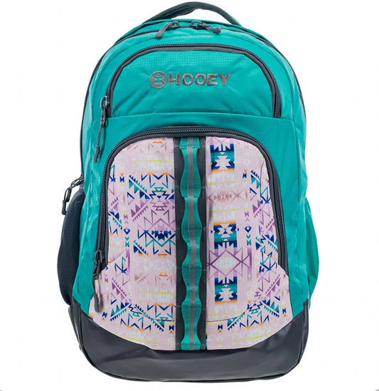 Hooey OX Turquoise/Pink W/Aztec Backpack