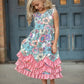 3 RUFFFLE DRESS