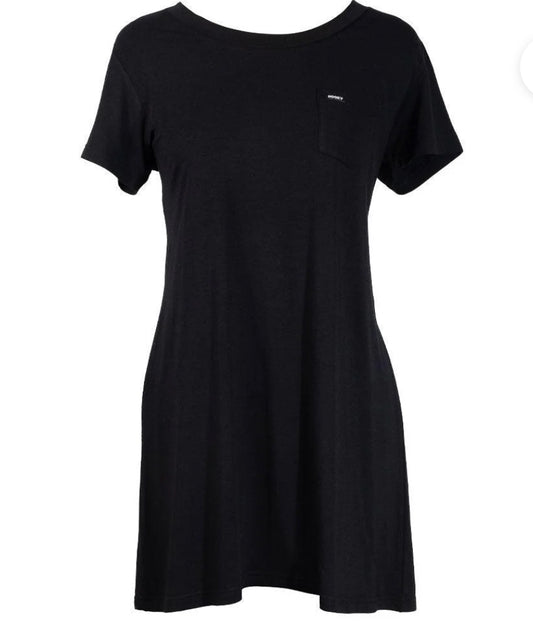 Sayulita Black T-Shirt Dress