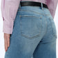 BLUE TIDE LOW RISE WIDE LEG JEAN