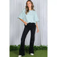 VINTAGE KNIT LIGHT BLUE TOP