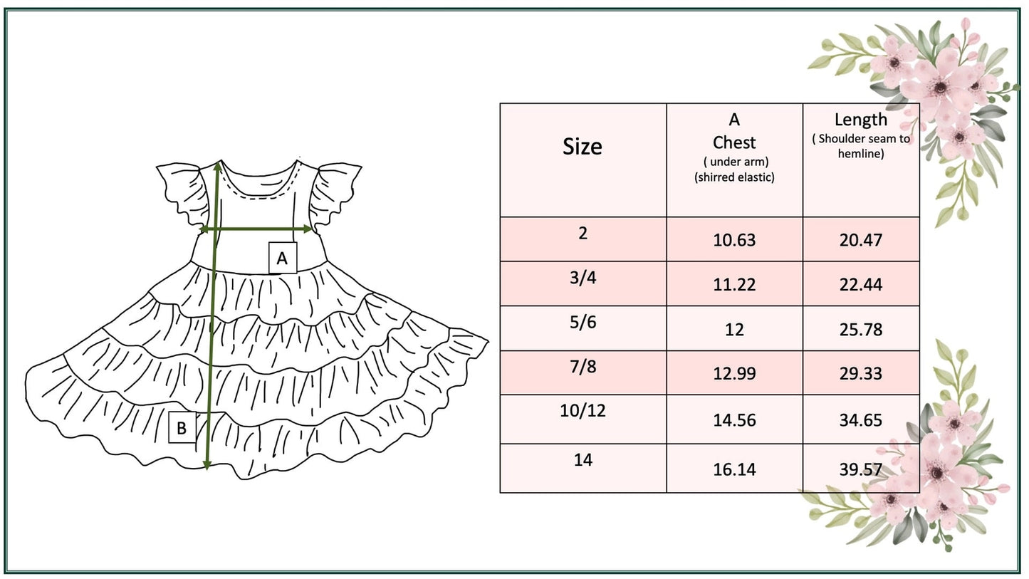 TWIRL FLORAL GIRLS DRESS