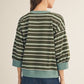 CASUAL OLIVE 3/4 TOP