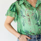 CACTUS FLUTTER GREEN TOP