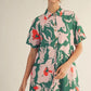 FLORAL PRINT JADE DRESS