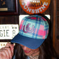PLAID HORSESHOE CAP