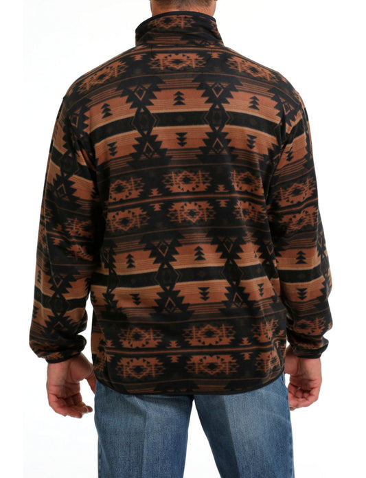 Cinch Mn Deep Black Aztec Fleece