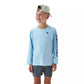 YOUTH  RASH GUARD BABY BLUE NAVY