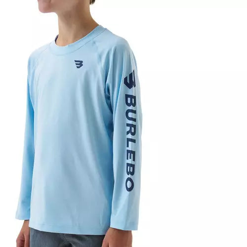 YOUTH  RASH GUARD BABY BLUE NAVY