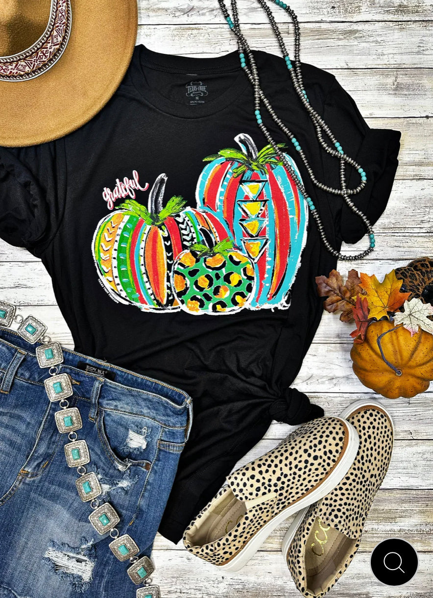 Callie Ann Trio Of Pumpkins Tee