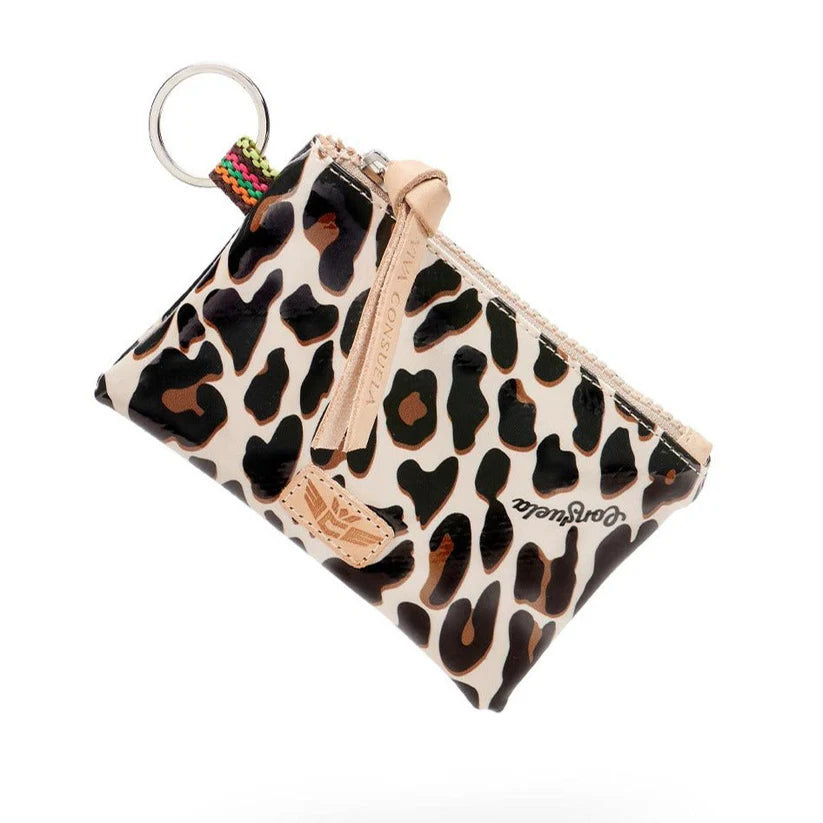 CONSUELA MONA BROWN LEOPARD POUCH