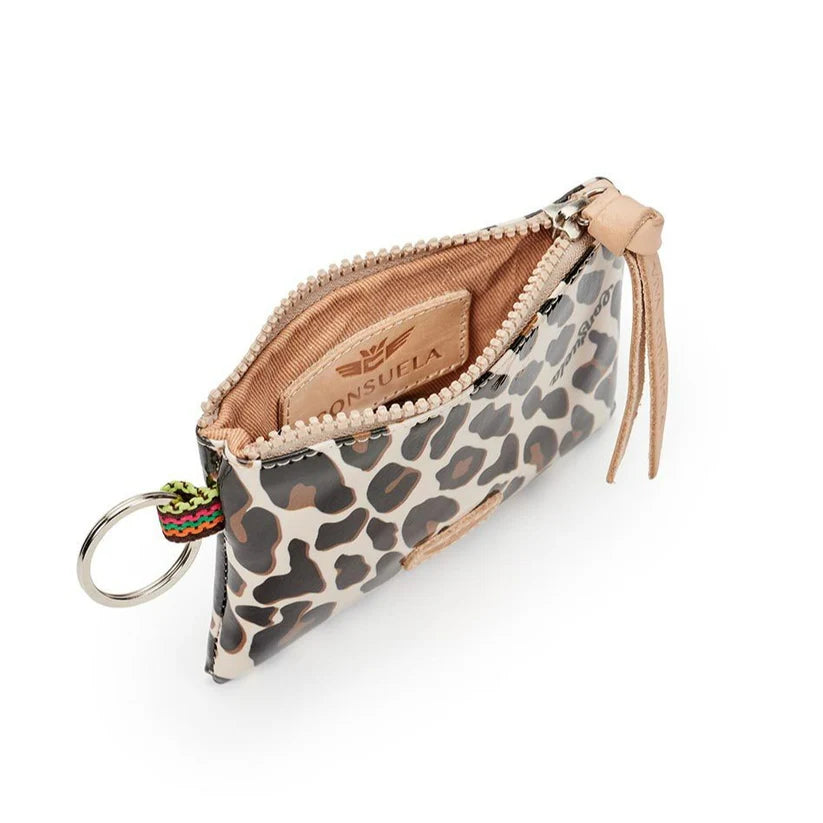 CONSUELA MONA BROWN LEOPARD POUCH
