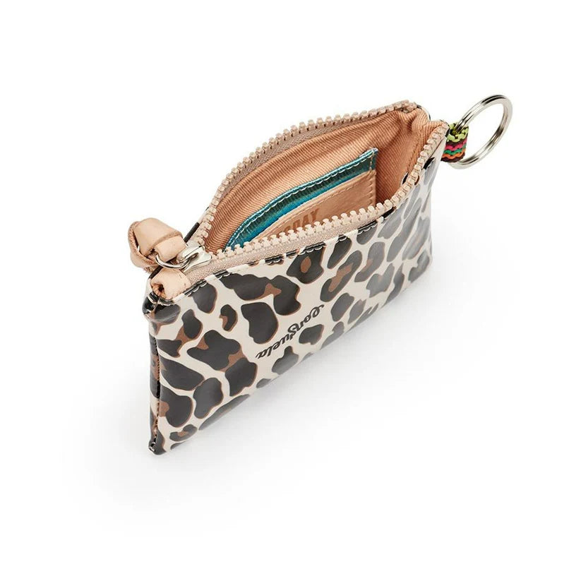 CONSUELA MONA BROWN LEOPARD POUCH