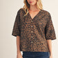 METALLIC LEOPARD SS TOP