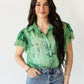 CACTUS FLUTTER GREEN TOP