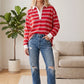 RUGBY RED PULLOVER