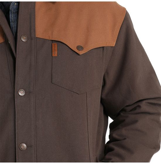 CINCH MNS CANVAS YOKE JACKET