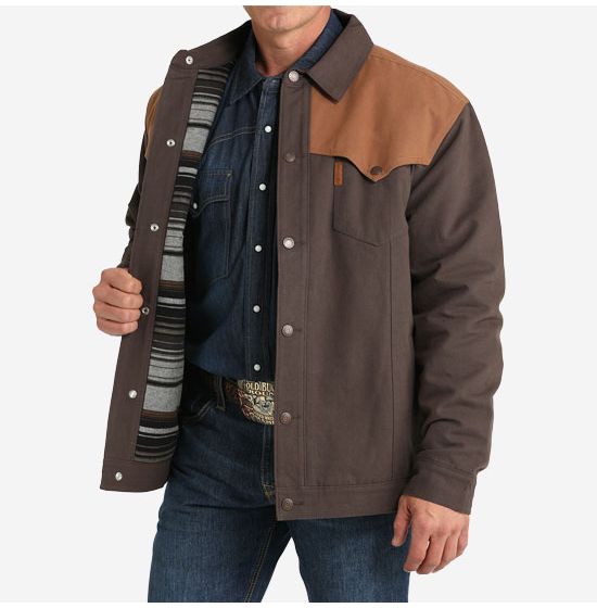 CINCH MNS CANVAS YOKE JACKET