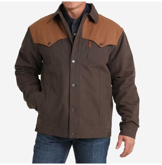 CINCH MNS CANVAS YOKE JACKET