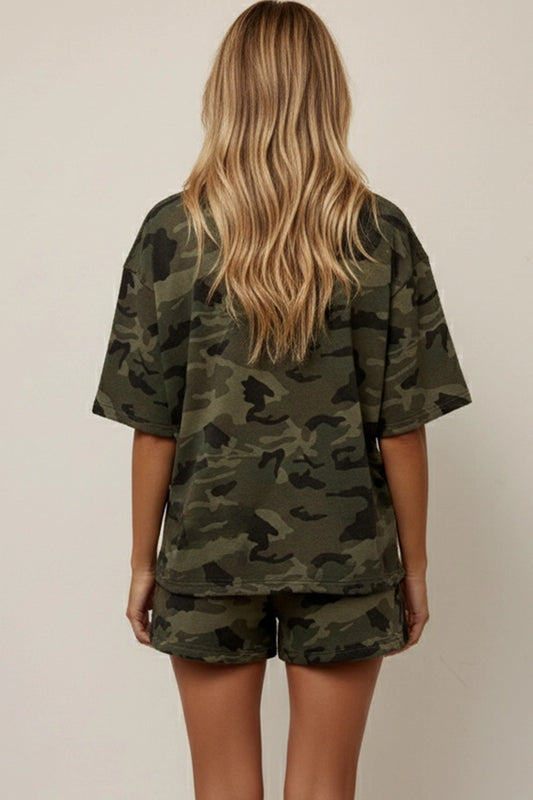 CAMO SHORTS SET