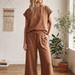 SCUBA STITCH BROWN SET