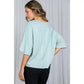 VINTAGE KNIT LIGHT BLUE TOP