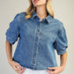 DENIM BUTTON DOWN