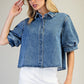DENIM BUTTON DOWN