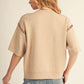 STITCH SEAM OATMEAL TOP