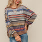 CREW NECK MULTI SWEATER