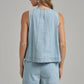 PIN STRIPE DENIM SET