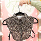LEOPARD COLLAR TOP