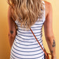 Stripe Tank Knit Midi Dress