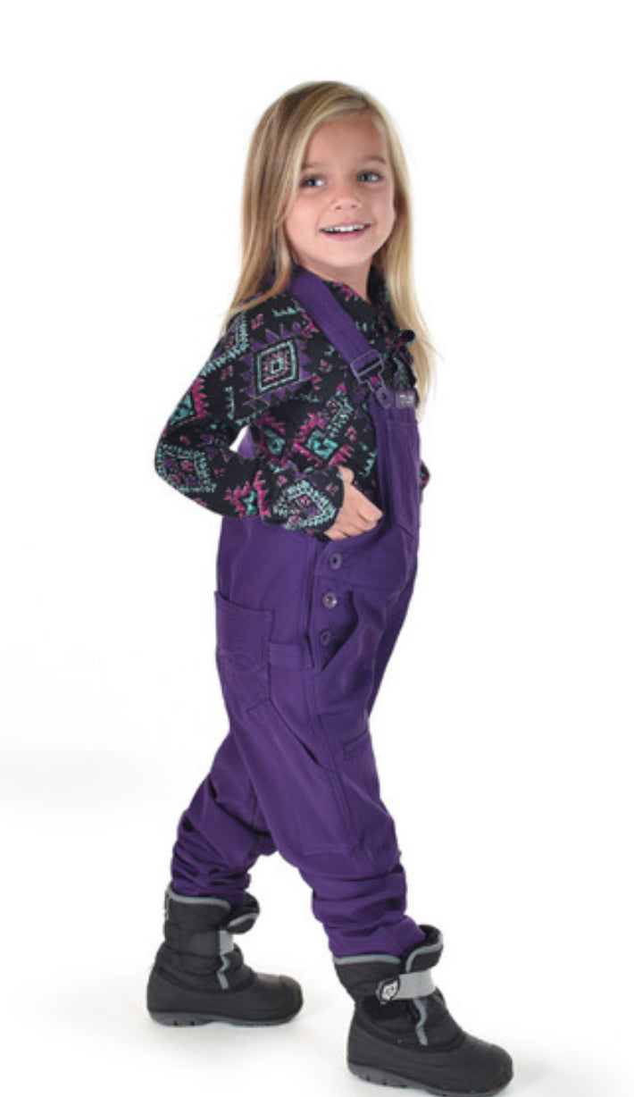 CT Girls Purple WHPH BIB Overall