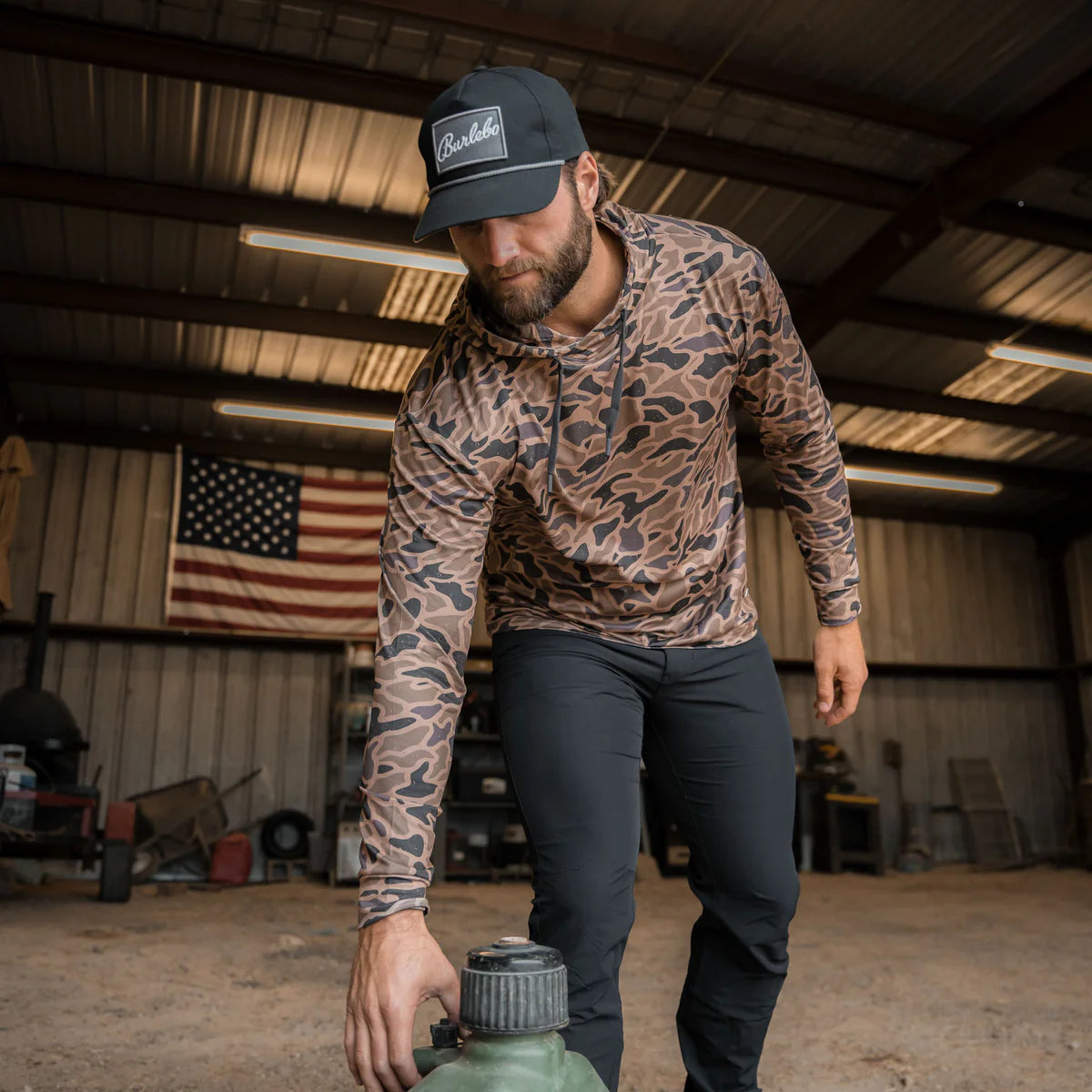 PERFORMANCE HOODIE - GUAGE CAMO