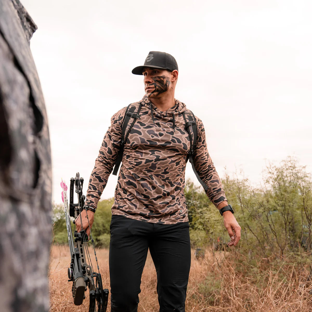PERFORMANCE HOODIE - GUAGE CAMO