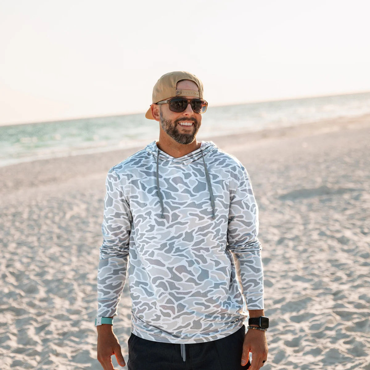 PERFORMANCE HOODIE - WHITE CAMO
