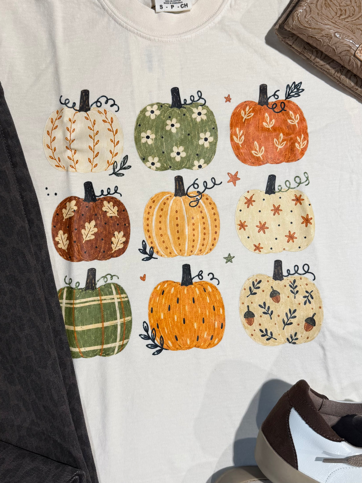 BOHO PUMPKIN ARRAY TEE