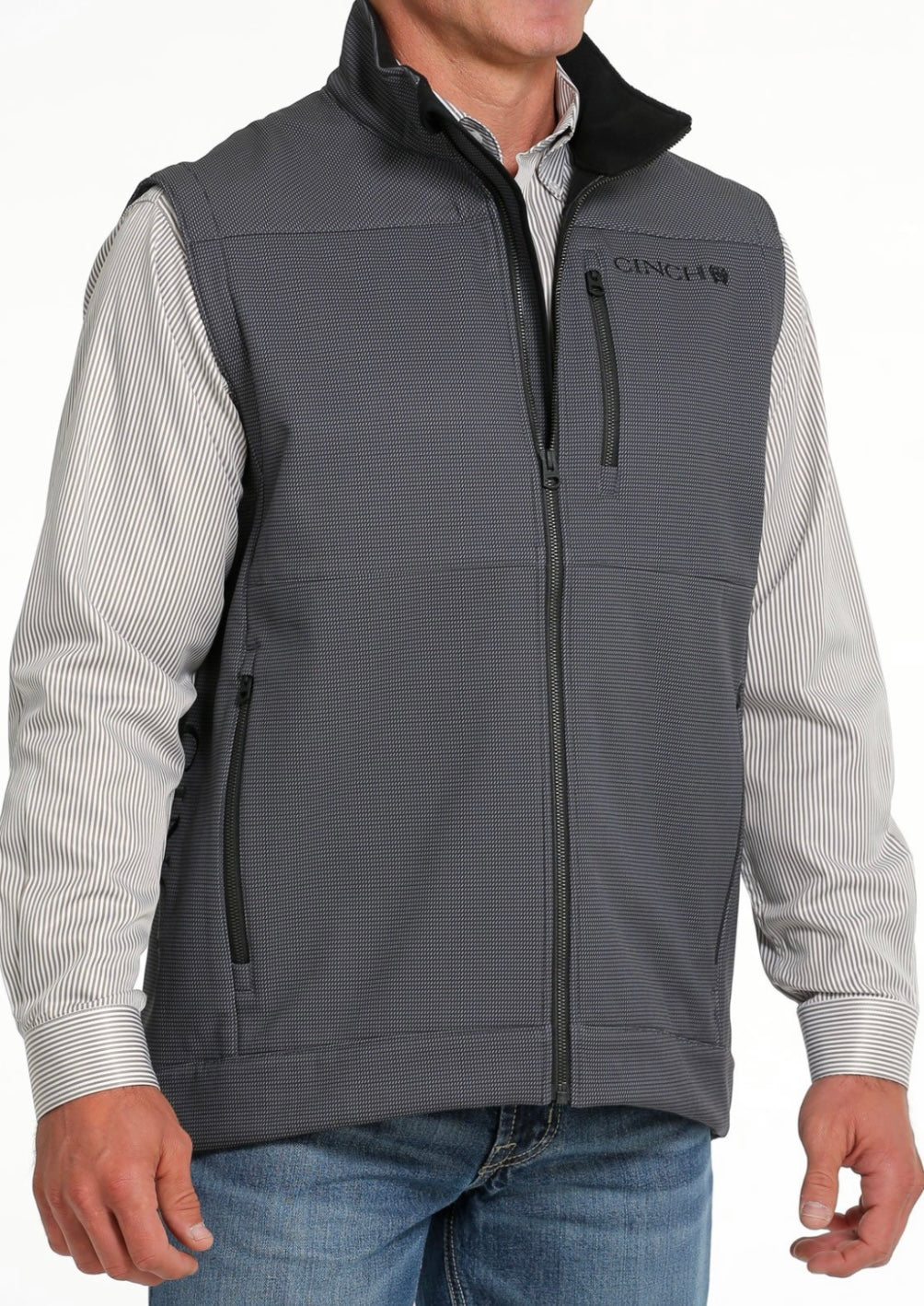 Cinch Mn Bonded Charcoal Vest